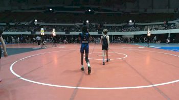 6-8 95 Cons. Round 2 - Sawyer Lengkeek, Norfolk Christian vs Amir Williams, Warmup Gang Wrestling Club