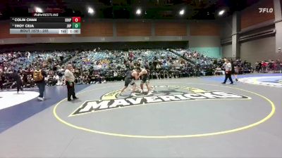 285 lbs Semifinal - Troy Ceja, Pitman vs Colin Chan, El Dorado
