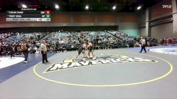 285 lbs Semifinal - Troy Ceja, Pitman vs Colin Chan, El Dorado