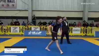 JUSTIN PACK vs DAMON ALEXANDER HEATH 2020 American National IBJJF Jiu-Jitsu Championship