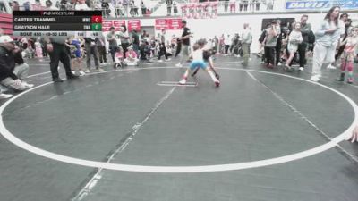 49-52 lbs 3rd Place - CARTER TRAMMEL, Moodys Wrestling Club vs Grayson Hale, Shelton Wrestling Academy