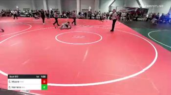 132 lbs Round Of 64 - Christopher Moore, Painted Desert WC vs Christian Herrera, Driller WC