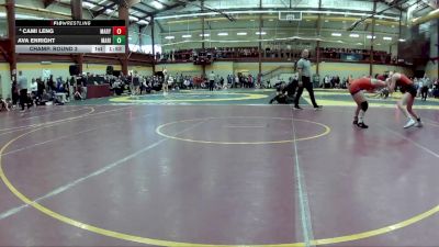 120 lbs Champ. Round 2 - Ava Enright, Marist HS vs Cami Leng, Marysville