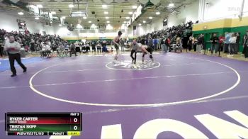 157 lbs Cons. Round 3 - Ryker Carter, Great Bridge vs Tristan Skiff, Frank Cox