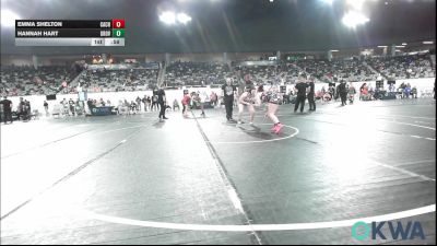 145 lbs 7th Place - Emma Shelton, CacheWrestlingClub vs Hannah Hart, Grover Rains Wrestling Club