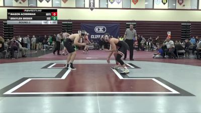 190 lbs Round 3 - Braylen Bieber, Independence vs Mason Ackerman, North Polk