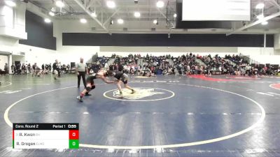 120 lbs Cons. Round 2 - Ryan Kwon, Beverly Hills vs Ryan Grogan, El Modena