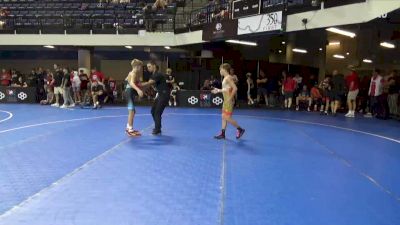 96 lbs Cons. Sub-quarters - Jed Spencer, Greater Heights Wrestling vs Mason Pederson, Well Trained