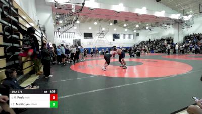 285 lbs Round Of 16 - Nicholas Frele, Tottenville-PSAL vs Erkinjon Meliboyev, Long Island City-PSAL