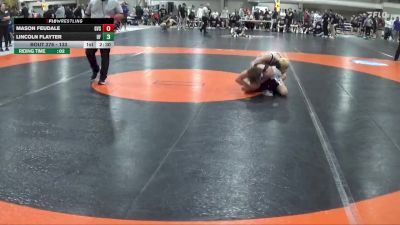 133 lbs Cons. Round 1 - Mason Feudale, Grand Valley State vs Lincoln Flayter, UW Parkside