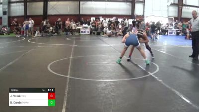 128 lbs Final - Jake Volek, Triumph Trained vs Bam Cordel, Kraken