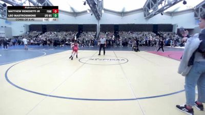 68-M lbs Consi Of 8 #2 - Matthew Benedetti JR, Power Half Wrestling Academy vs Leo Mastrosimone, GPS Wrestling Club