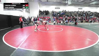 190 lbs Cons. Semi - Tristan Clemen, Chaparral vs Sam Lungrin, Kearney