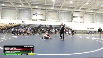 145 lbs Cons. Round 6 - Logan Alexander, GPS Wrestling Club vs Brodi Martin, Warrior Warehouse Wrestling