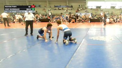 126 lbs Rr Rnd 1 - Paxton Pyatt, PSF Wrestling Academy - HSB vs Cody Duvendack, MICHIGAN MAFIA WC - HSB