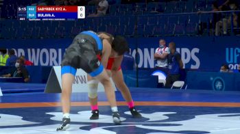 53 kg Qualif. - Aizhan Sabyrbek Kyzy, KGZ vs Aliaksandra Bulava, BLR