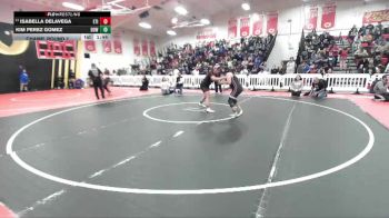 170 lbs Champ. Round 2 - Isabella DeLaVega, Etiwanda vs Kim Perez Gomez, Downey