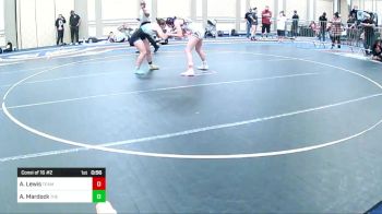 130 lbs Consi Of 16 #2 - Adyson Lewis, Team Lewis vs Abigail Mardock, The Factory WC