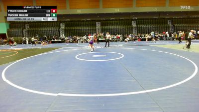 120 lbs Consi Of 64 #2 - Tyson Cowan, Lehi vs Tucker Miller, Deer Park