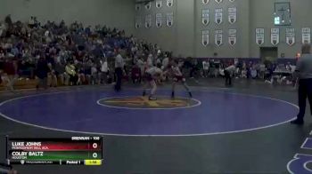 106 lbs Semifinal - Luke Johns, Montgomery Bell Aca. vs Colby Baltz, Houston