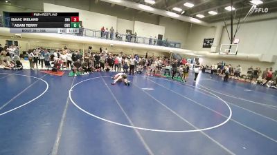 144 lbs Cons. Semi - Isaac Ireland, Sanderson Wrestling Academy vs Adam Terry, Champions Wrestling Club