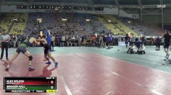 165 lbs Quarters & 1st Wb (16 Team) - Bridger Hall, Providence (Mont.) vs Alex Wilson, Oklahoma City