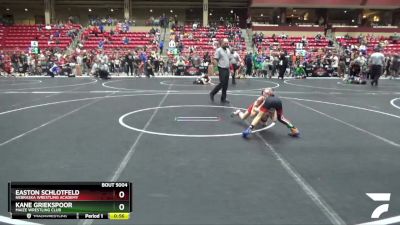 58 lbs Champ. Round 1 - Kane Griekspoor, Maize Wrestling Club vs Easton Schlotfeld, Nebraska Wrestling Academy