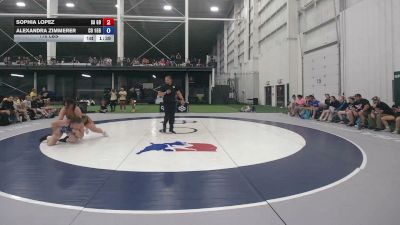 170 lbs Sophia Lopez, California Gold vs Alexandra Zimmerer, Colorado