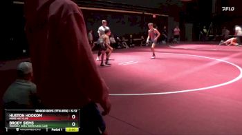 S-12 lbs Quarterfinal - Brody Siems, Waverly Area Wrestling Club vs Huston Hookom, Indee Mat Club