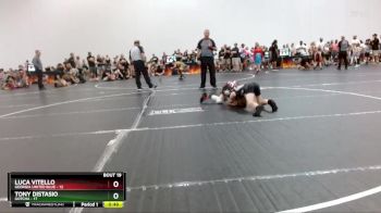 70 lbs Round 5 (8 Team) - Luca Vitello, Georgia United Blue vs Tony Distasio, Gotcha