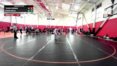 174 lbs Champ. Round 2 - Elijah Guzman, Bakersfield College vs Conor Boyle, Lassen