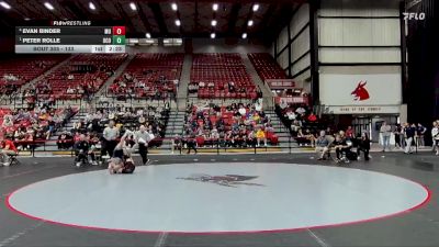 133 lbs Semifinal - Peter Rolle, Central Oklahoma vs Evan Binder, Maryville