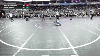 43 lbs Consi Of 4 - Waylon Edmiston, Wellsville Kid Matters vs Jacob Hefner, ATT Mocco Wrestling