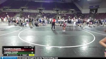 98-104 lbs Round 3 - Theresa Chavez, Duran Wrestling Club vs Elizabeth Valentin, Cheyenne Mountain Wrestling Club