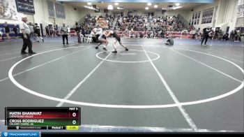 160 lbs Champ. Round 2 - Cross Rodriguez, Calvary Chapel-SA vs Matin Ghanavat, Capistrano Valley