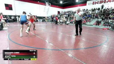 190 lbs Cons. Round 1 - Wyatt Toth, Great Oak vs DeShawn Cobbs, Fullerton