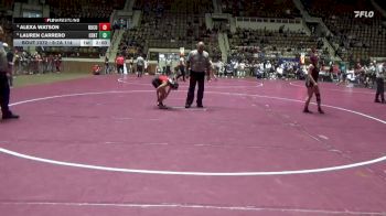 6-7A 114 Quarterfinal - Lauren Carrero, Central vs Alexa Watson, Russell County