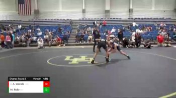 109 lbs Champ. Round 2 - Aiden Woods, Franklin Wrestling Club vs Mason Rohr, Massillon Perry