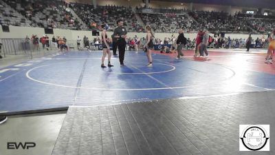 94 lbs Round Of 16 - Aviree Williams, Pauls Valley Panthers Wrestling vs Laela Bradshaw, Harrah