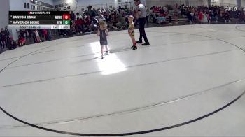 9 lbs Cons. Semi - Maverick Biere, Hershey Youth Wrestling vs Canyon Egan, Midwest Destroyers Wrestling Club