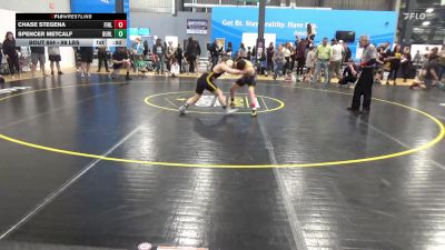 98 lbs Consi Of 4 - Chase Stegena, Finleyville vs Spencer Metcalf, Burlingten