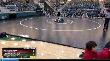 170 lbs Placement Matches (16 Team) - Joshua Battaglia, Southlake Carroll vs Brayden Grier, Cypress Ranch