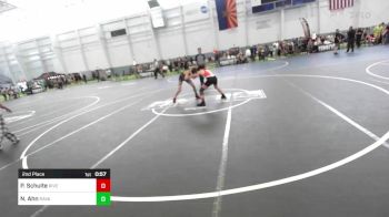 102 lbs 2nd Place - Paxton Schulte, Riverside Rascals vs Noah Ahn, Ravage WC