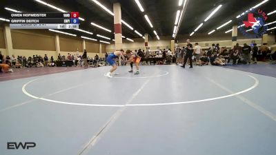 144 lbs Consi Of 8 #1 - Owen Hofmeister, Vandegrift High School Wrestling vs Griffin Deitch, Empire Elite Wrestling