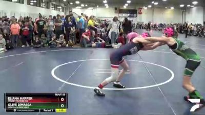 76 lbs Quarterfinal - Olive DiMassa, Howell Hurricanes vs Eliana Harper, Rocket Trained WC