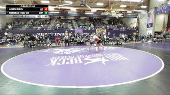 215 lbs Semifinal - Kohen Riley, Flathead vs Brendan Hughes, Mount Spokane