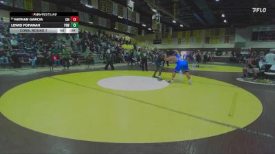 285 lbs Cons. Round 7 - Lewis Fofanah, Poway vs Nathan Garcia, Chino