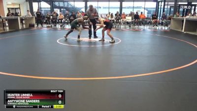 JV-14 lbs Round 2 - Antywone Sanders, Dubuque Hempstead vs Hunter Linnell, Prairie, Cedar Rapids