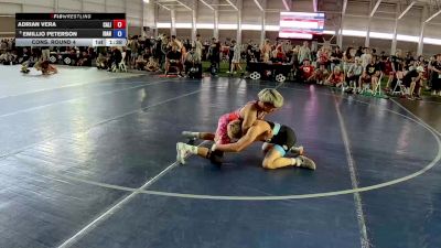 106 lbs Cons. Round 4 - Adrian Vera, California vs Emillio Peterson, Idaho