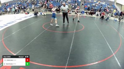 12U Boys - 98 lbs Semis - Ethan VanDyke, Michigan Premier WC vs Colton Zabinski, Backyard Brawlers North Wrestling